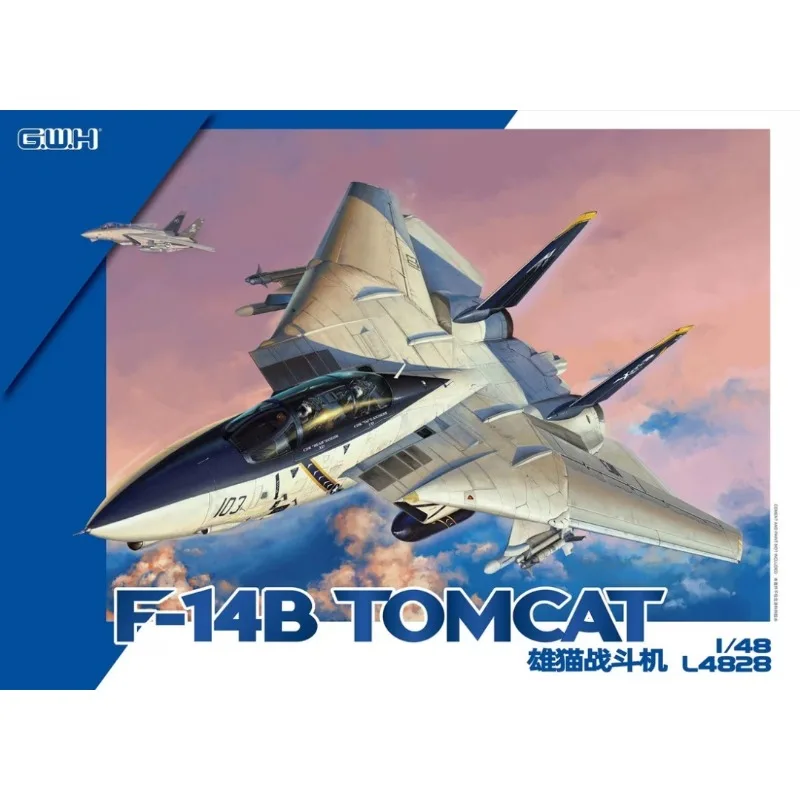 

Great Wall hobby Plastic Assembled Aircraft Model Kit L4828 US F-14B TOMCAT Fighter 1/48