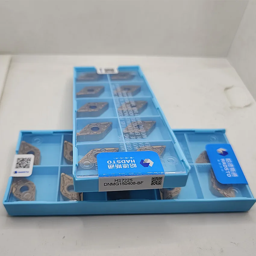 

DNMG150408-BF HS7225 HADSTO DNMG432-BF HS7225 CNC blade carbide inserts Turning inserts 10pcs/box
