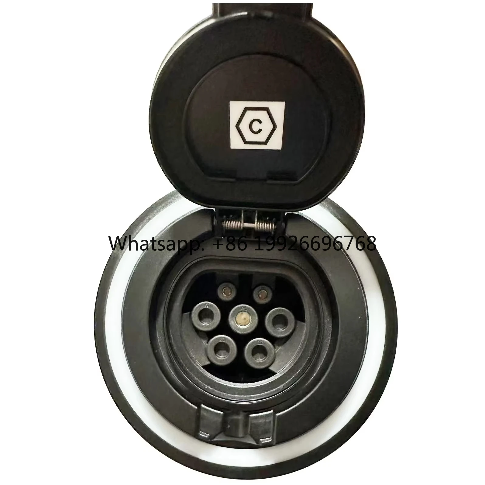 

22KW Type 2 Charging Socket with Shutter EV Actuator Lock and RGB LED Lights IP54 T2s Socket New Condition