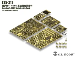 ET Model 1/35 E35-213 Russian T-80BV Main Battle Tank For TRUMPETER 05566