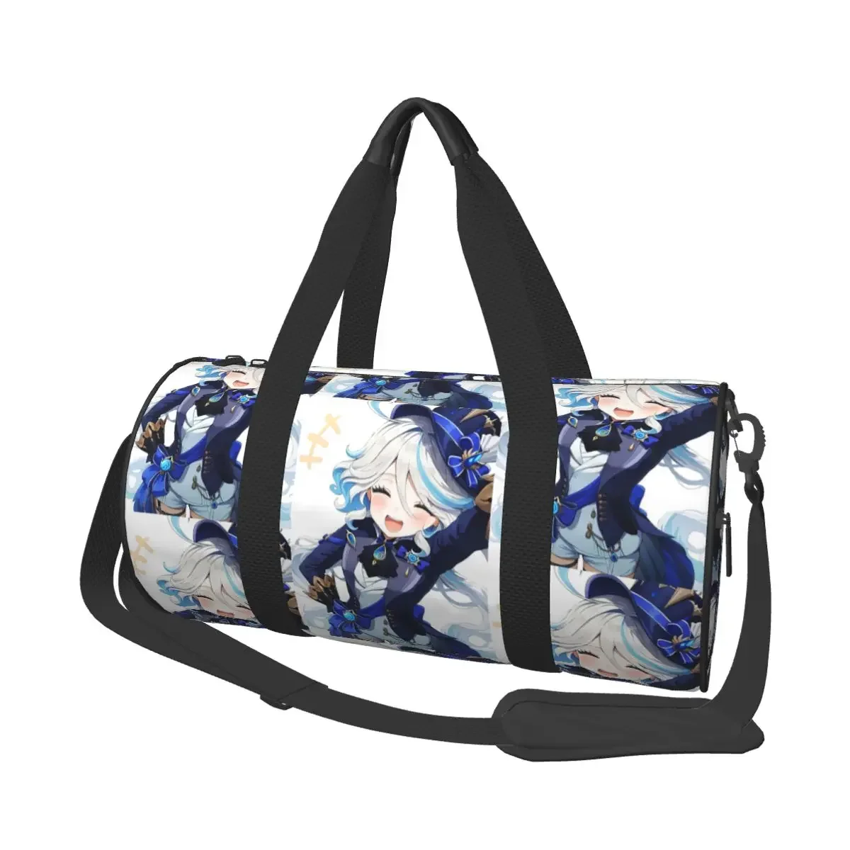 

Furina Genshin Impact Large Duffle Gym Bag Waterproof Duffle Travel Bags Handbags Fitness bag