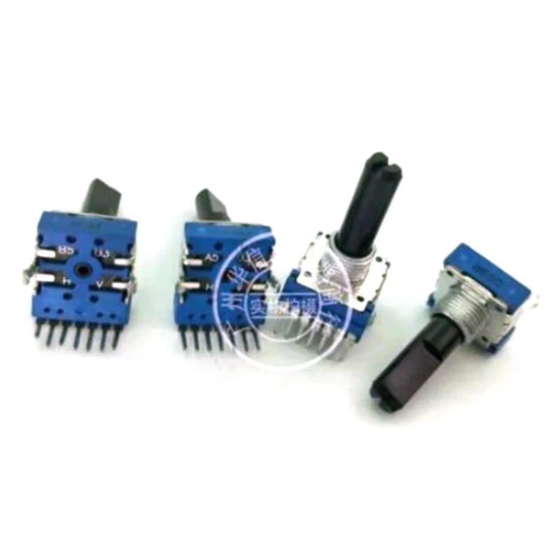 1PCS 142 Type RK14 Vertical Double Potentiometer 7Pin A50K A503 Handle Length 23MMF