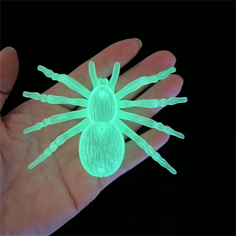 Frightful Halloween Spiders Decorations Realistic Noctilucent Spiders Ornament Dropshipping