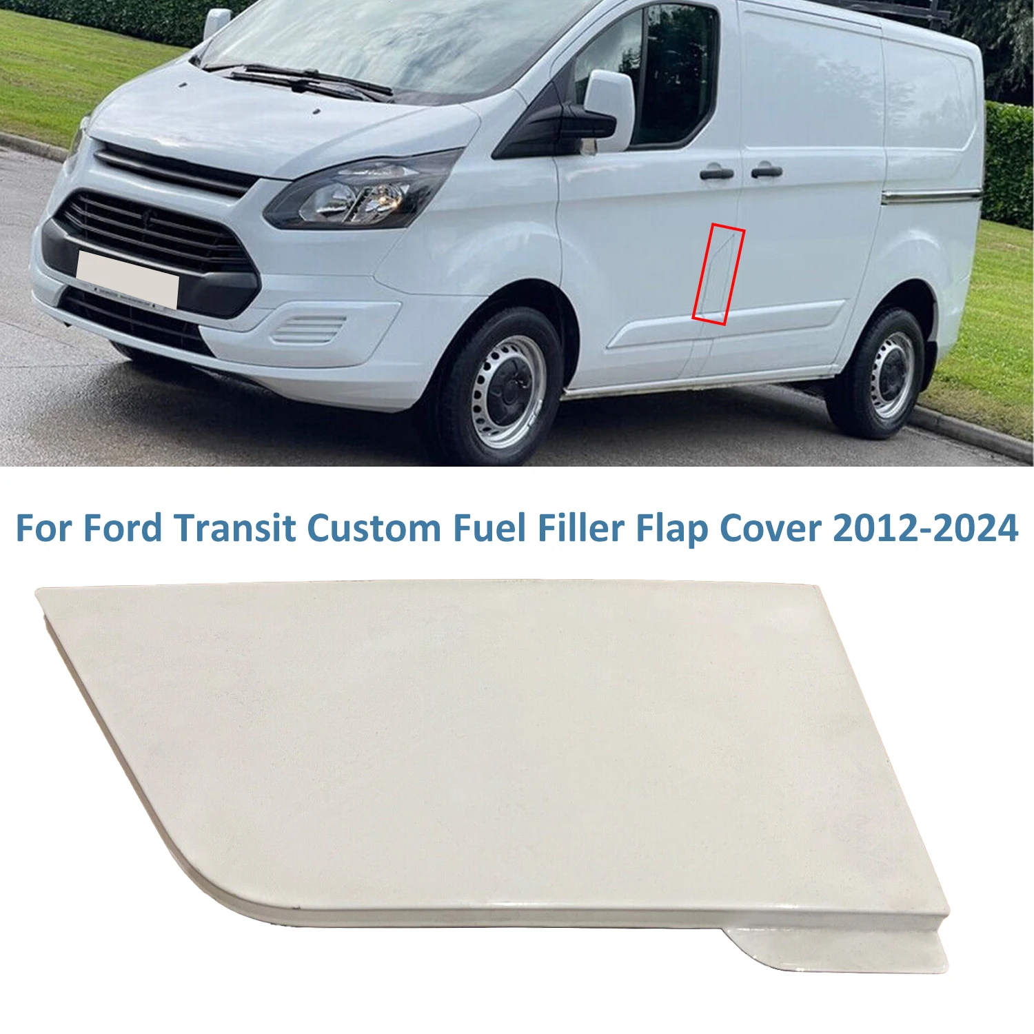 For Ford Transit Tourneo V362 2012-2024 Fuel Petrol Diesel Filler Flap Cover Cap GK21V405A02CA 1771170 Auto Replacement