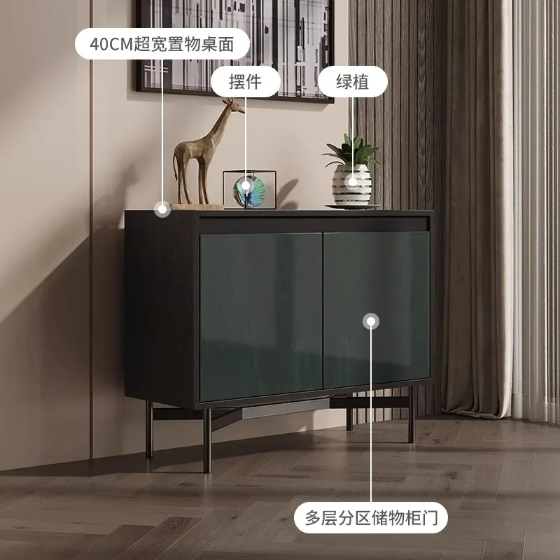 

Italian light luxury entrance cabinet living room wall decoration modern simple storage Furniture