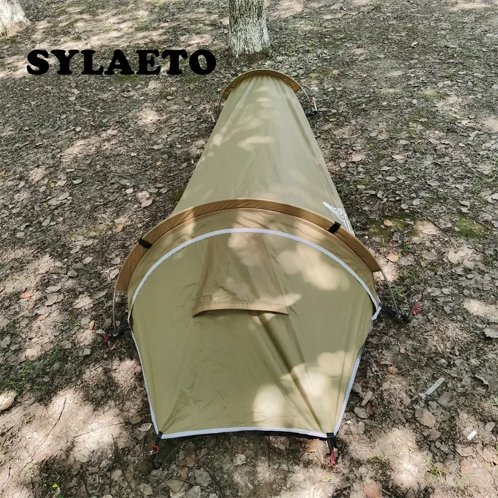 Ultra light outdoor equipment, mountaineering single person camping small sleeping bag tent