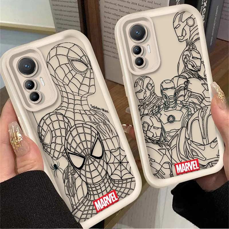 Hero Iron Spider Man Case For Xiaomi Poco X7 X6 X5 X3 NFC F7 F6 F5 F3 M7 M6 Pro 4G 5G Mi 12 11 Lite NE 5G 13T 12T 11T 14T Pro Hero Iron Spider Man Case For Xiaomi Poco X7 X6 X5 X3 NFC F7 F6 F5 F3 M7 M6 Pro 4G 5G Mi 12 11 Lite NE 5G 13T 12T 11T 14T Pro