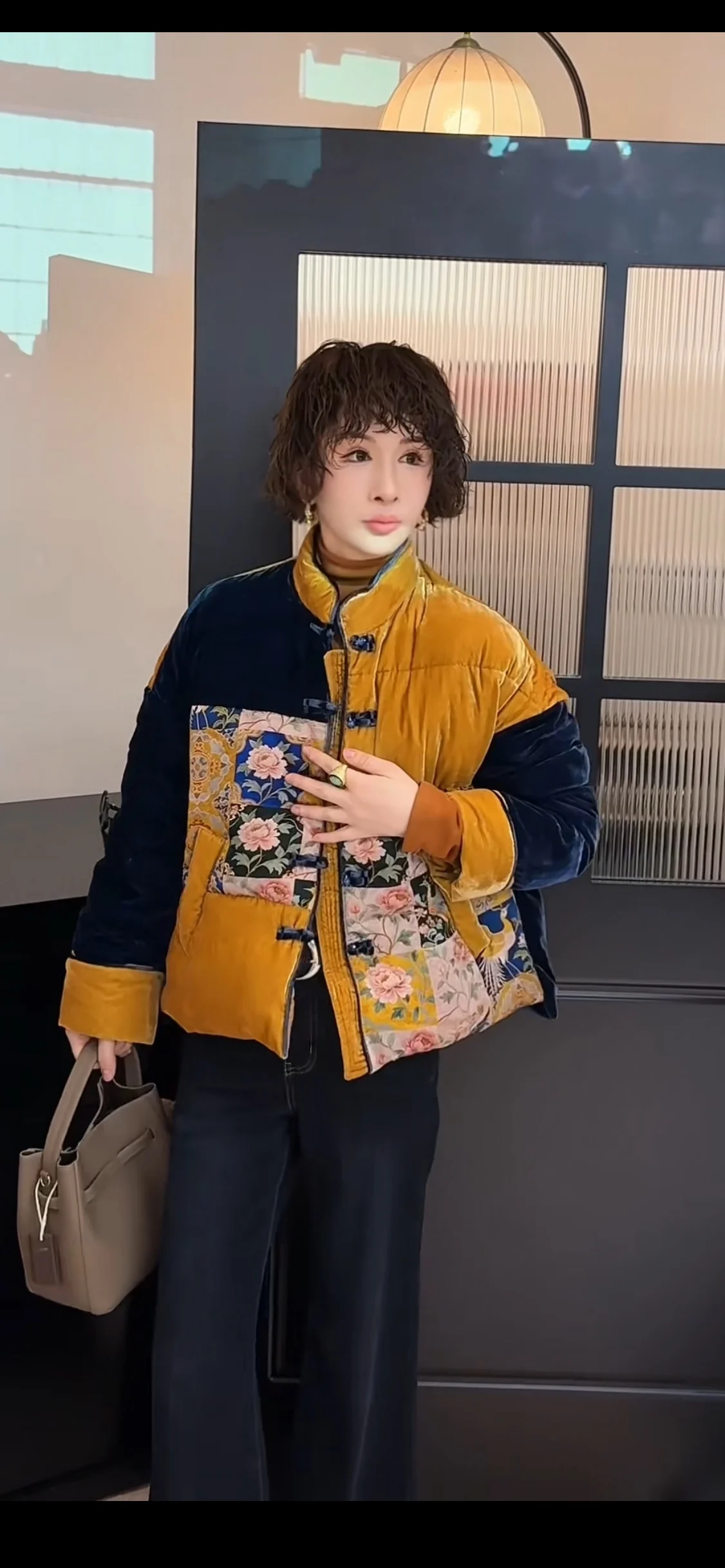 

Winter Thiened Casual Loose Pure Color Versatile Outerwear Faionable Design Women's Jaet 2025 New Sle European Goods