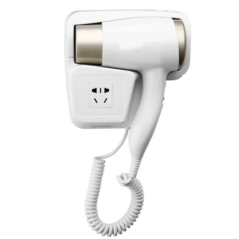 Hot/Cold Wind Blow Hair Dryer Electric Wall Mount Hairdryers Hotel Bathroom Dry Skin Hanging Wall Air Blowers With Stocket