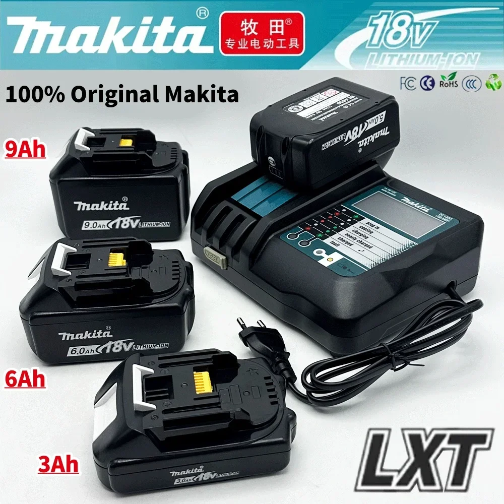 

NEW Original Makita 9Ah/6Ah/3Ah for Makita 18V Battery BL1830B BL1850B BL1850 BL1840 BL1860 BL1815 Replacement Lithium Battery