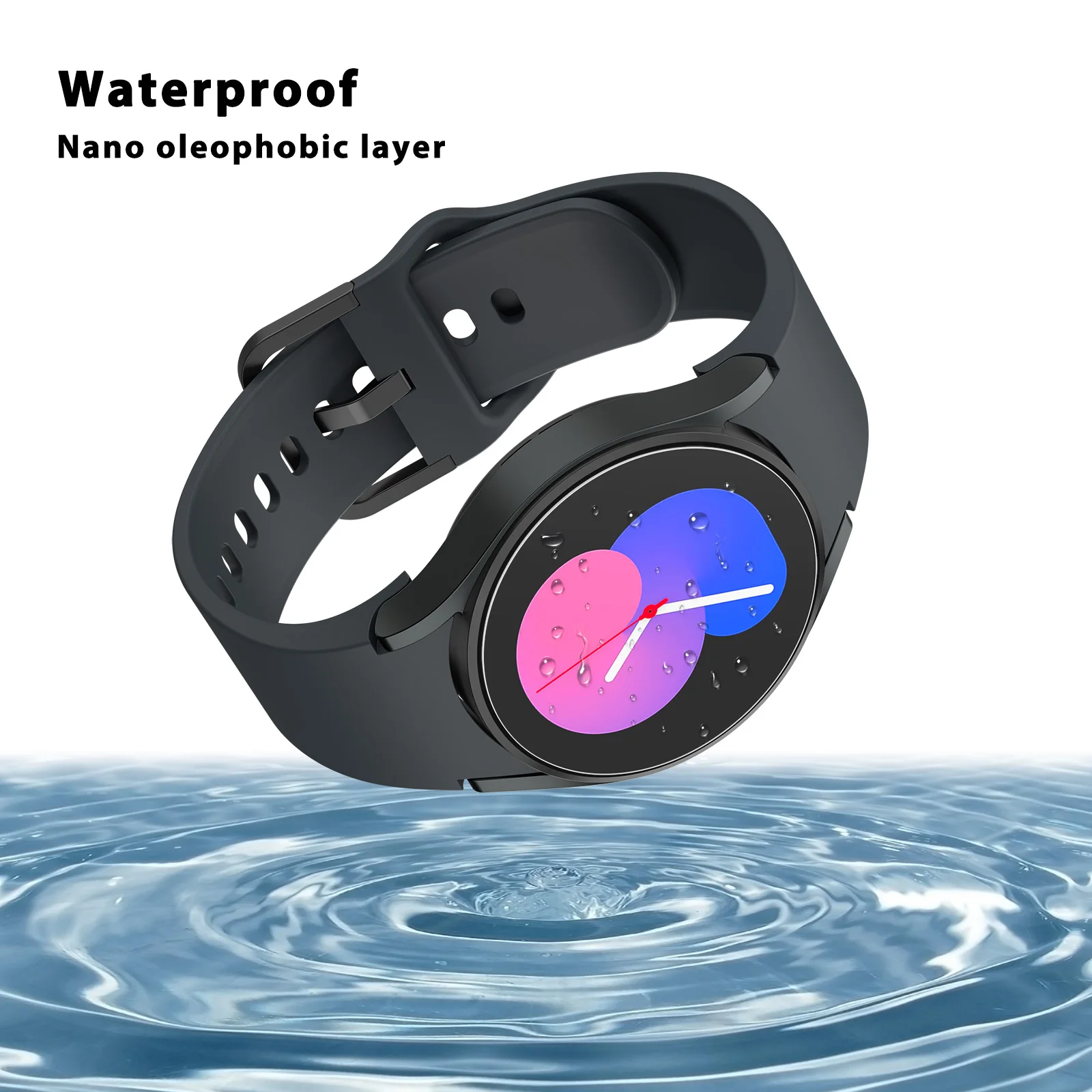 Para samsung galaxy watch 4 5 pro 6 40/44/45mm hd vidro temperado anti risco protetores de tela para relógio 6 clássico 43/47mm filme