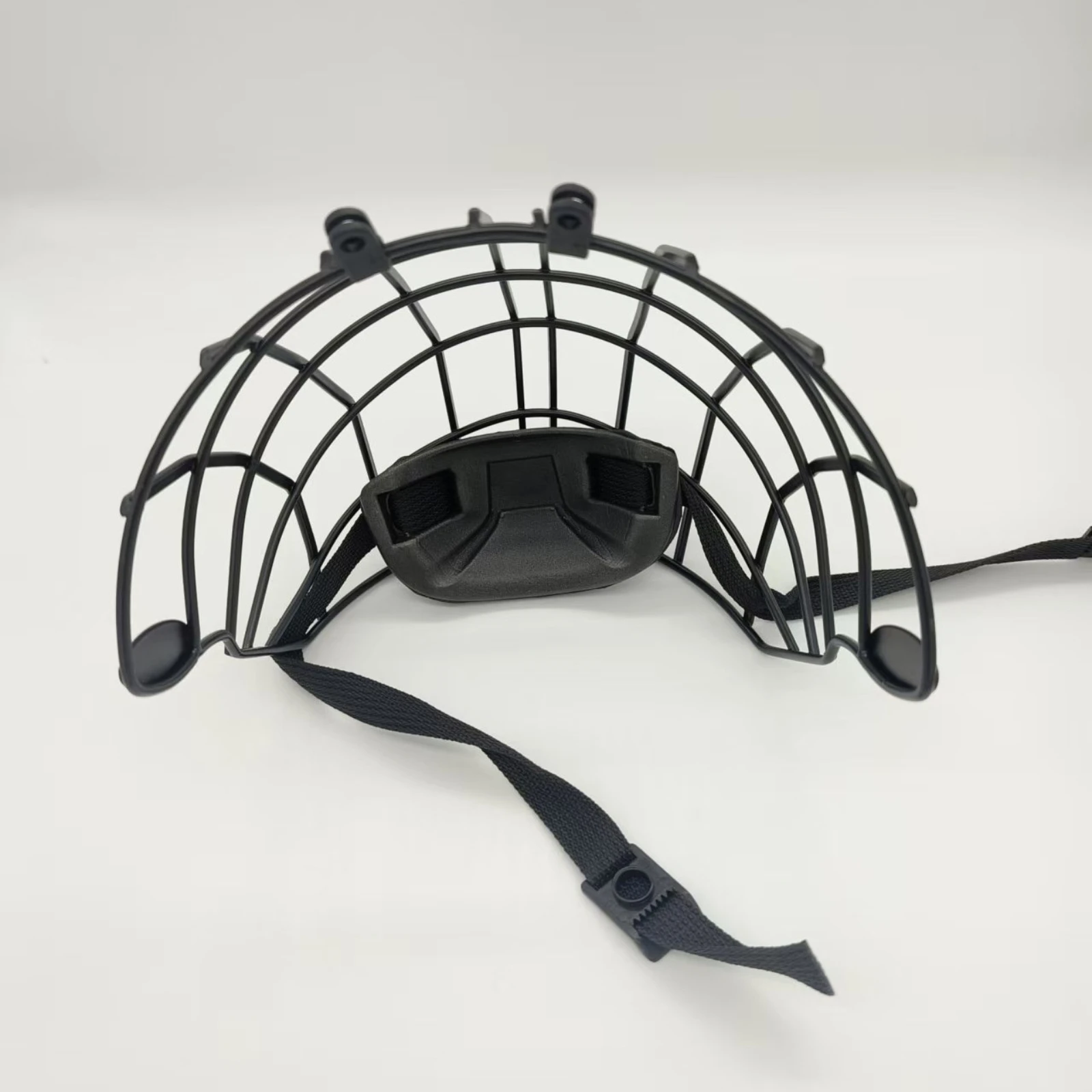 Caja protectora para casco de hockey con soporte para la barbilla, ligera, rígida y transpirable
