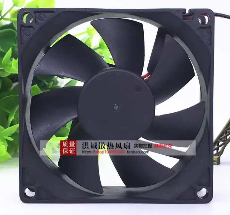 SANONDA KF8025H24B DC 24V 0.37A 80x80x25mm 2-Wire Server Cooling Fan