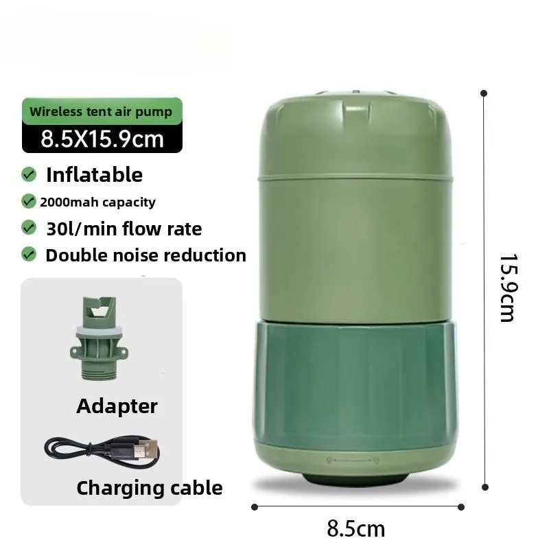 

Насос для накачки палатки, аксессуары для кемпинга на открытом воздухе, надувной матрас, палатка, портативный многофункциональный электрический насос, уличные инструменты