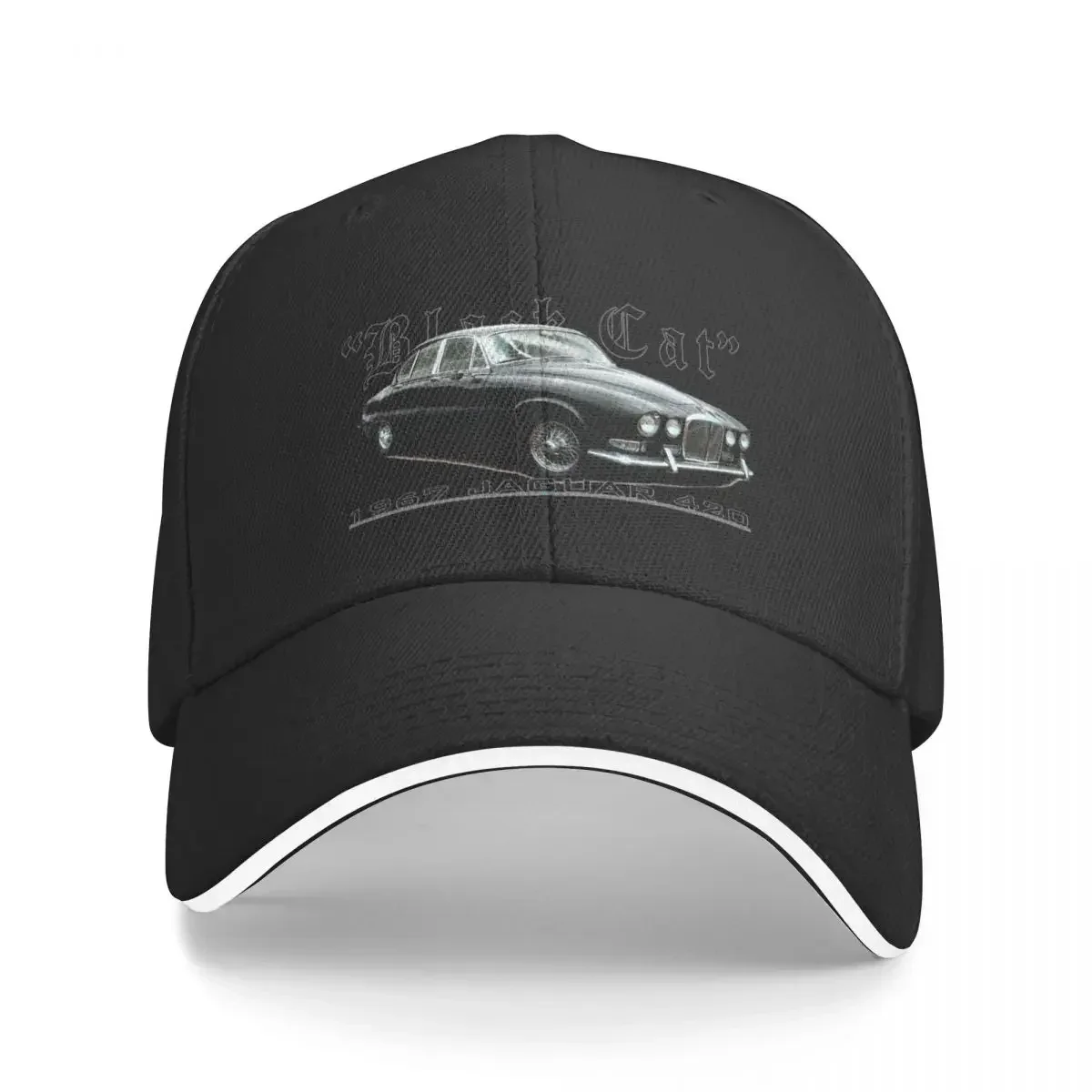 

Black Cat - '67 Jag 420 Baseball Cap Hat Luxury Brand Beach Bag Military Cap Man Caps For Men Women's