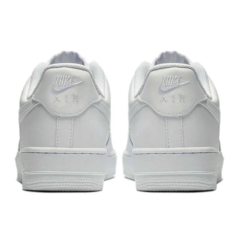 NIke-Air Force 1 07 Bits for Men and Women, Embarkation Shoes, Classics, All White, Casual Sneakers, Af 1 Sports Zelong