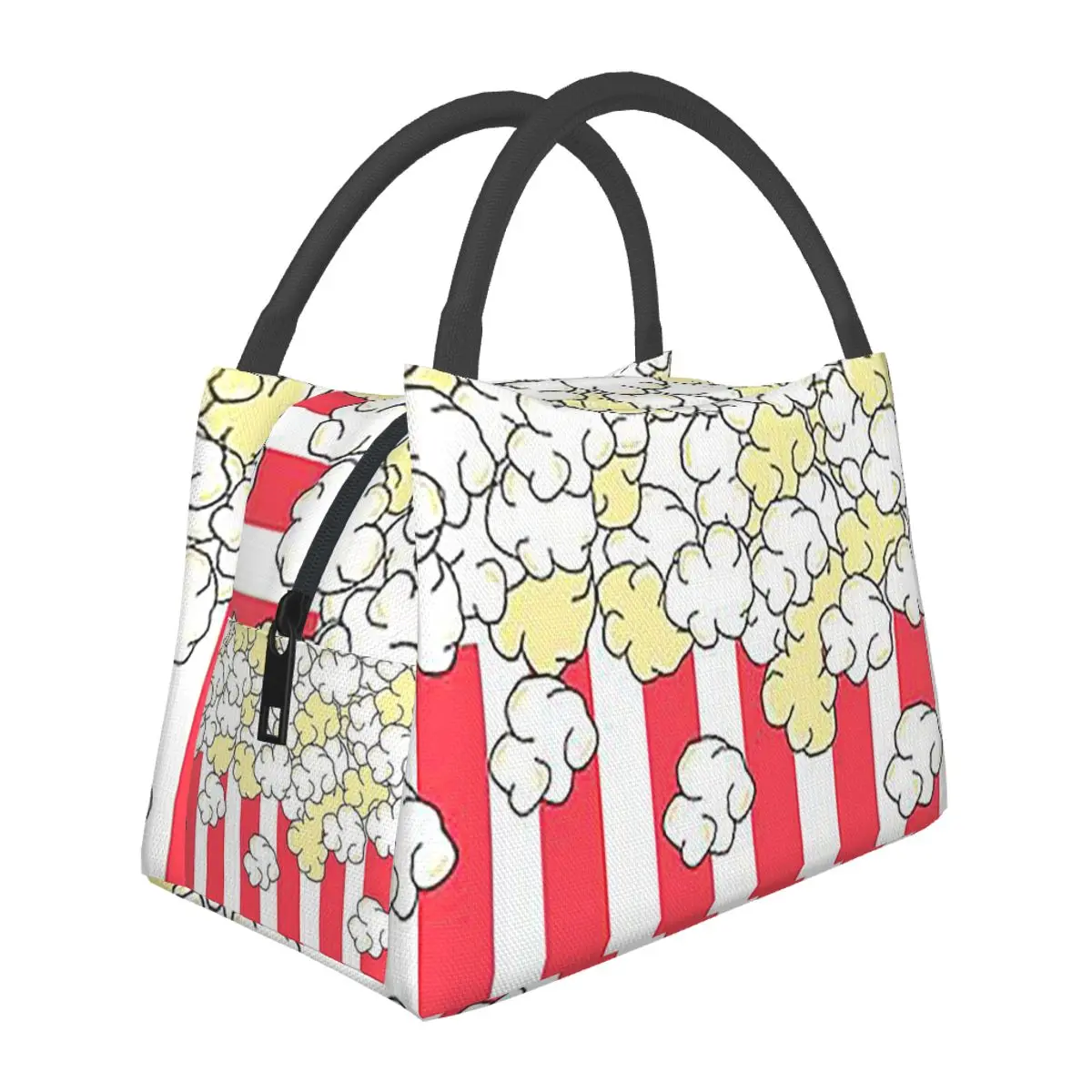 Movie Night Popcorn - Popcorn Bucket  Lunch Bags Insulated Bento Box Lunch Tote Picnic Bags Thermal Bag for Woman Girl Office