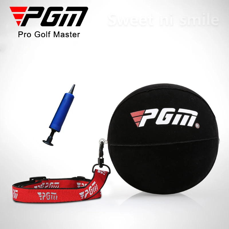 PGM Inflatable Golf Smart Ball Trainer Portable Swing Arm Corrector Posture Auxiliary Correction Training Aids JZQ012