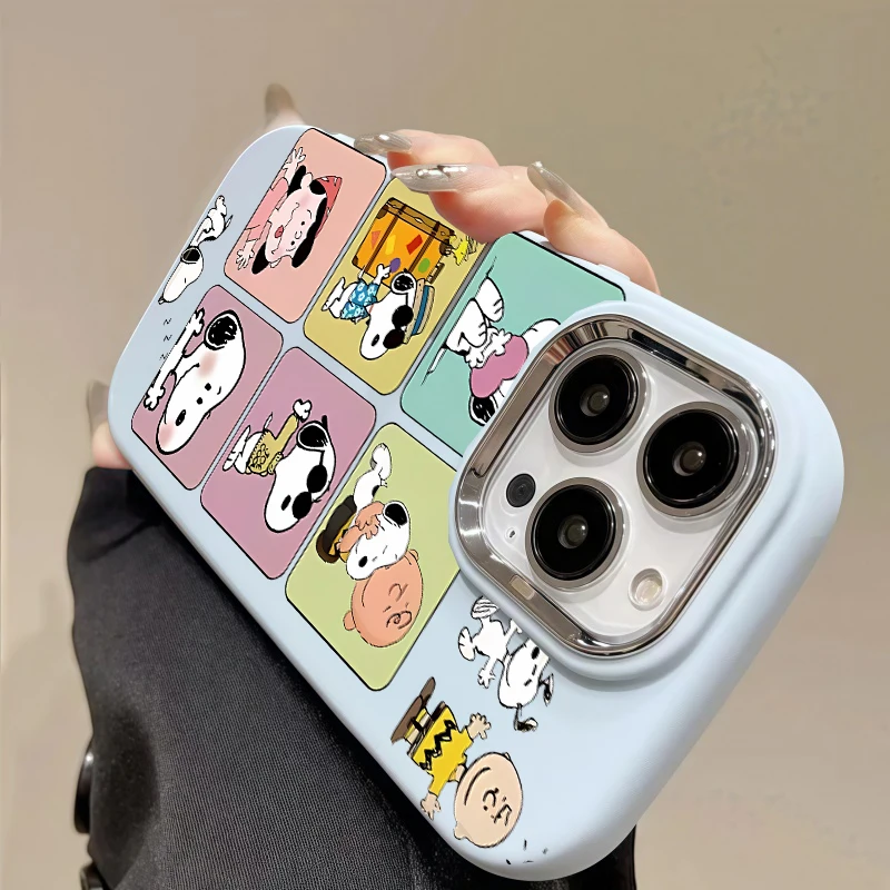 حافظة على شكل قلب كارتونية سنوبي لهاتف انفينيكس هوت 40i 30i 40 Pro Zero Note 30 Smart 8 7 6 5 TECNO SPARK GO 2023 2024 2025 20 20C #4