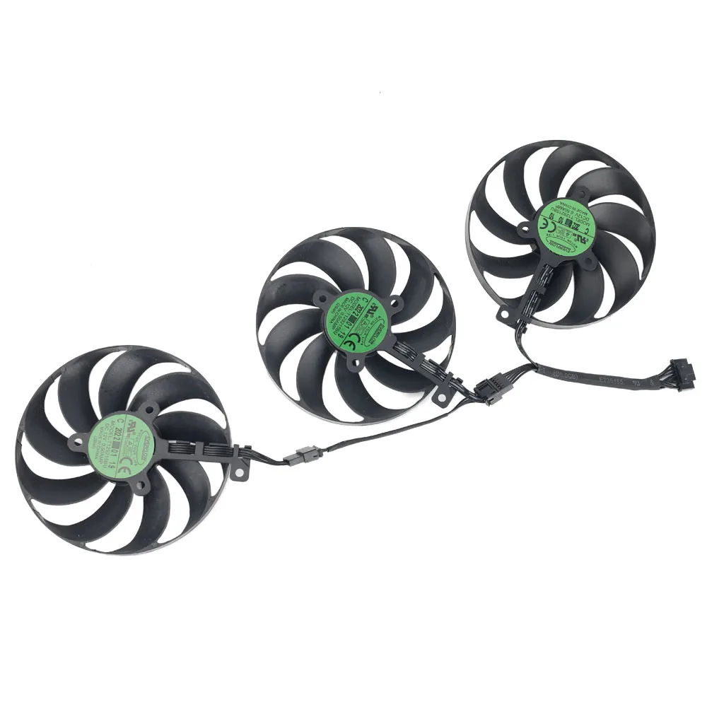 Imagem -05 - Substituição do Ventilador T129215bu para Asus Tuf Rtx 3060 3060ti 3070 3070ti 3080 3080ti 3090 Placa Gráfica de Vídeo Arrefecimento 88 mm Novo