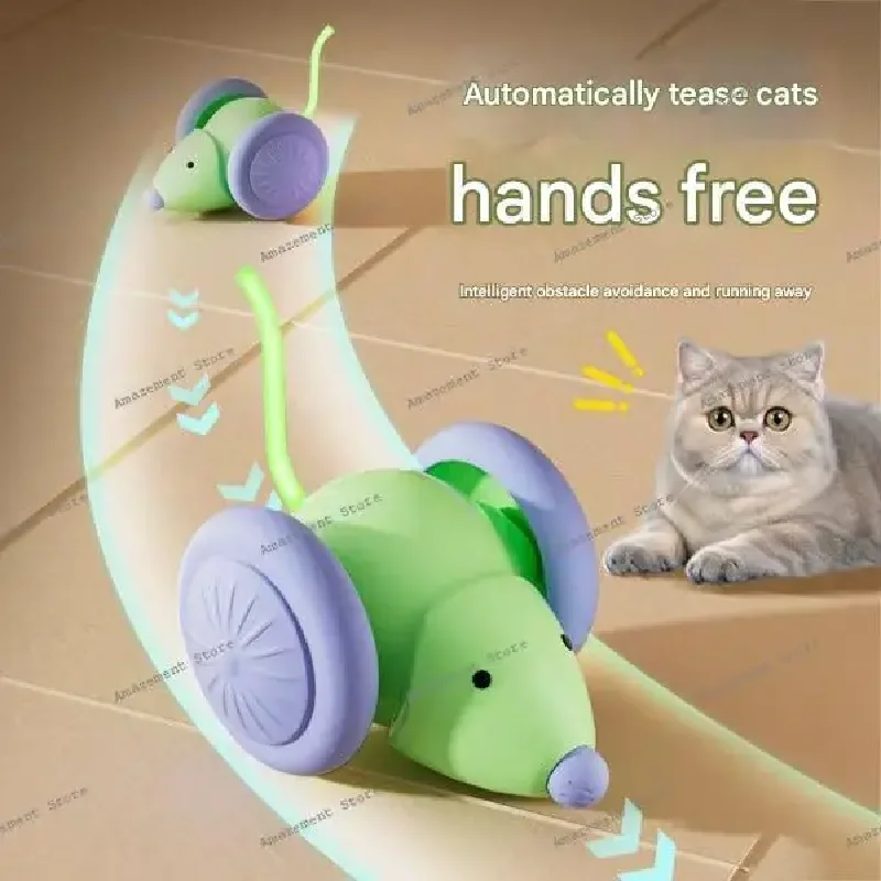 

cat toys smart electric mouse cat self-hi boredom relief artifact kitten toys automatic induction cat toys