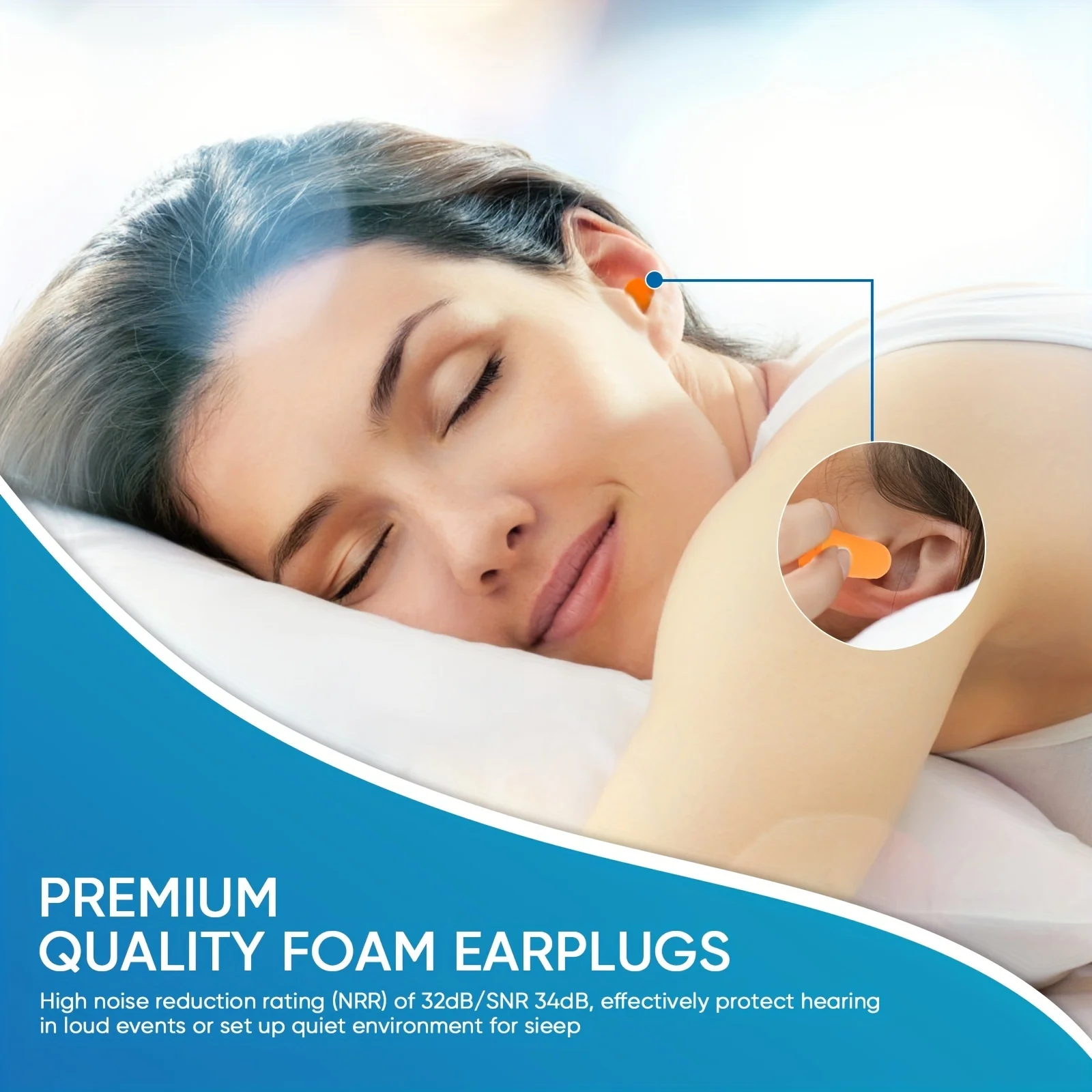 

Шесть пар беруш из мягкой пены и звукоизоляции используются для сна, храпа и шумоподавления.