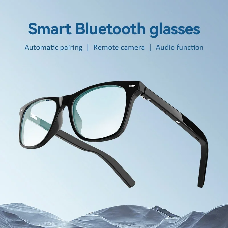 Men Women Smart Glasses Open Ear Music Hands-Free Calling Stereo Sound Wearable Headsets Smart Sports Anti-Blue Light Sunglasses