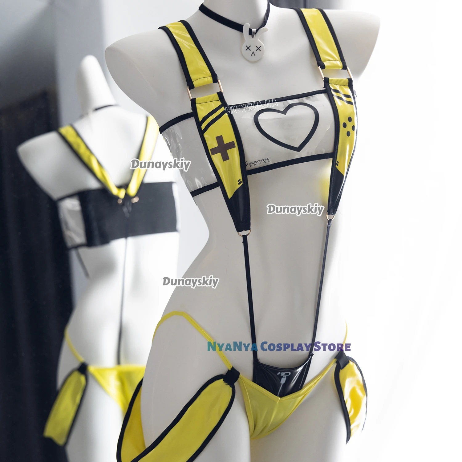 ‌-‌-‌-lapin-fille-elegg-cosplay-jeu-nikke-disfraz-transparent-medical-lapin-combinaison-elegg-jaune-ete-maillot-de-bain-halloween