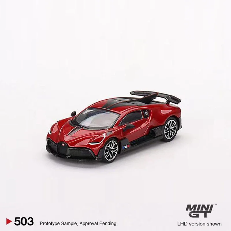 

MINIGT 1:64 Model Car Buga Divo Alloy Sport Vehicle #503 LHD Red Metallic