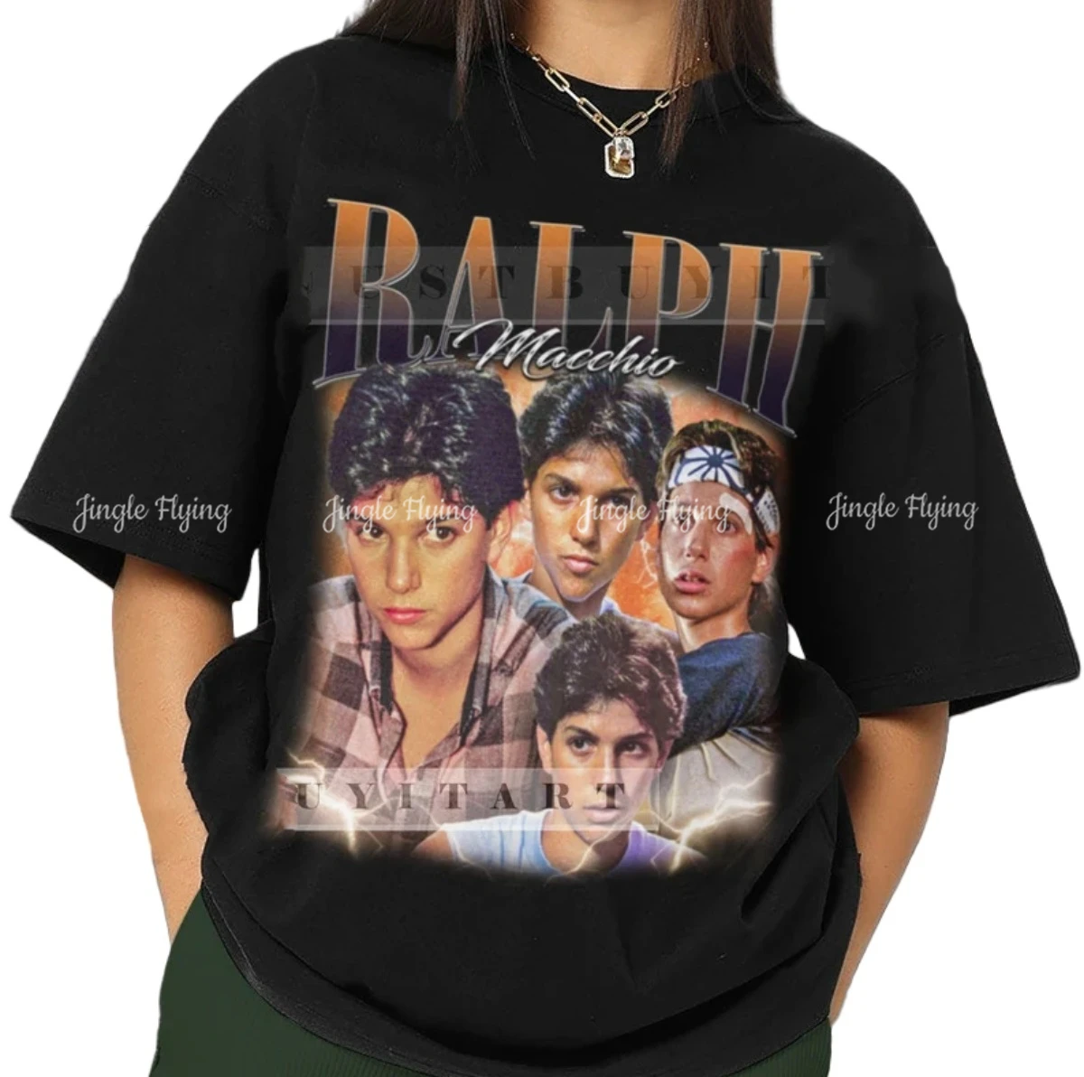 Limited Ralph Macchio Shirt Gift Graphic Tee Horror Movie t-Shirt Vintage anni \'90 camicia Unisex acter