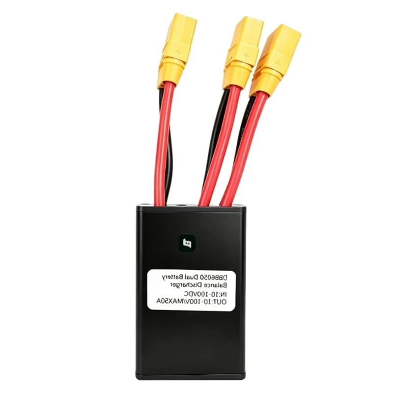 NEW HOT in Stock-XT90 Connection Adapter Ebike Dual Battery Balance Module Convertion Electric Bike 50A Dual Battery Discharge