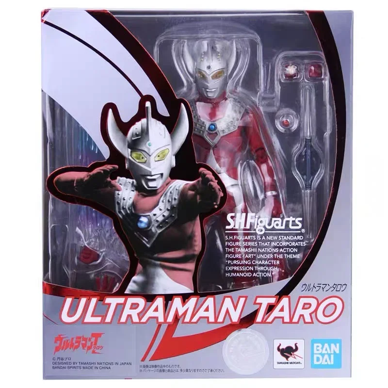 Bandai-S.H.Figuarts Ultraman, UltraSeven UltraSeven, Zoffy Gatilho, Leo Pai da Figura Ultra Ação, PVC Brinquedos Modelo Colecionáveis, 100% Original