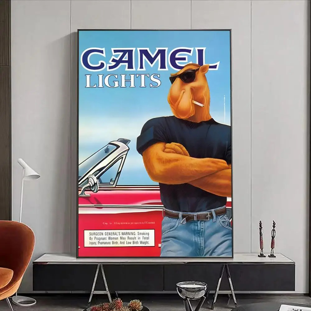 camel poster cigarette Cigarettes Vintage Poster Perfect for working out or casual wear for men and women. Camel Smoking A Camel '