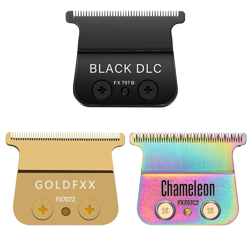 FX707Z FX707B FX707C DLC Replacement Blades Compatible with B*Byl*ss Barberology Trimmer Blade