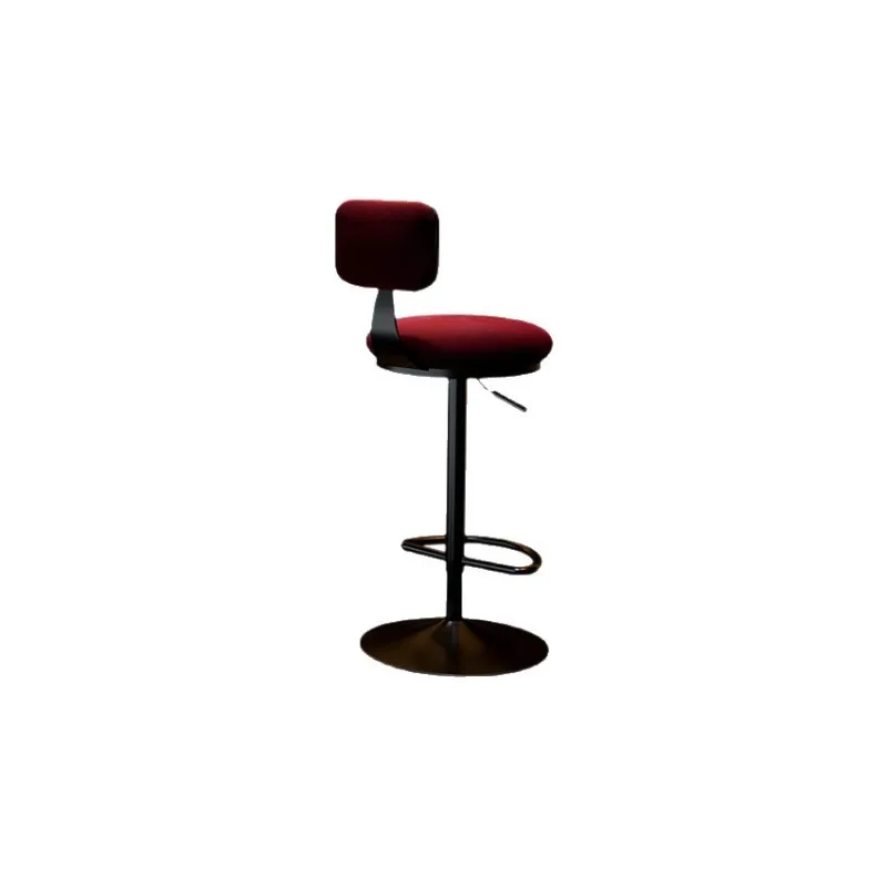 

Italian minimalist high-footed chair light luxury modern bar bar chair household rotating chair lifting island backrest