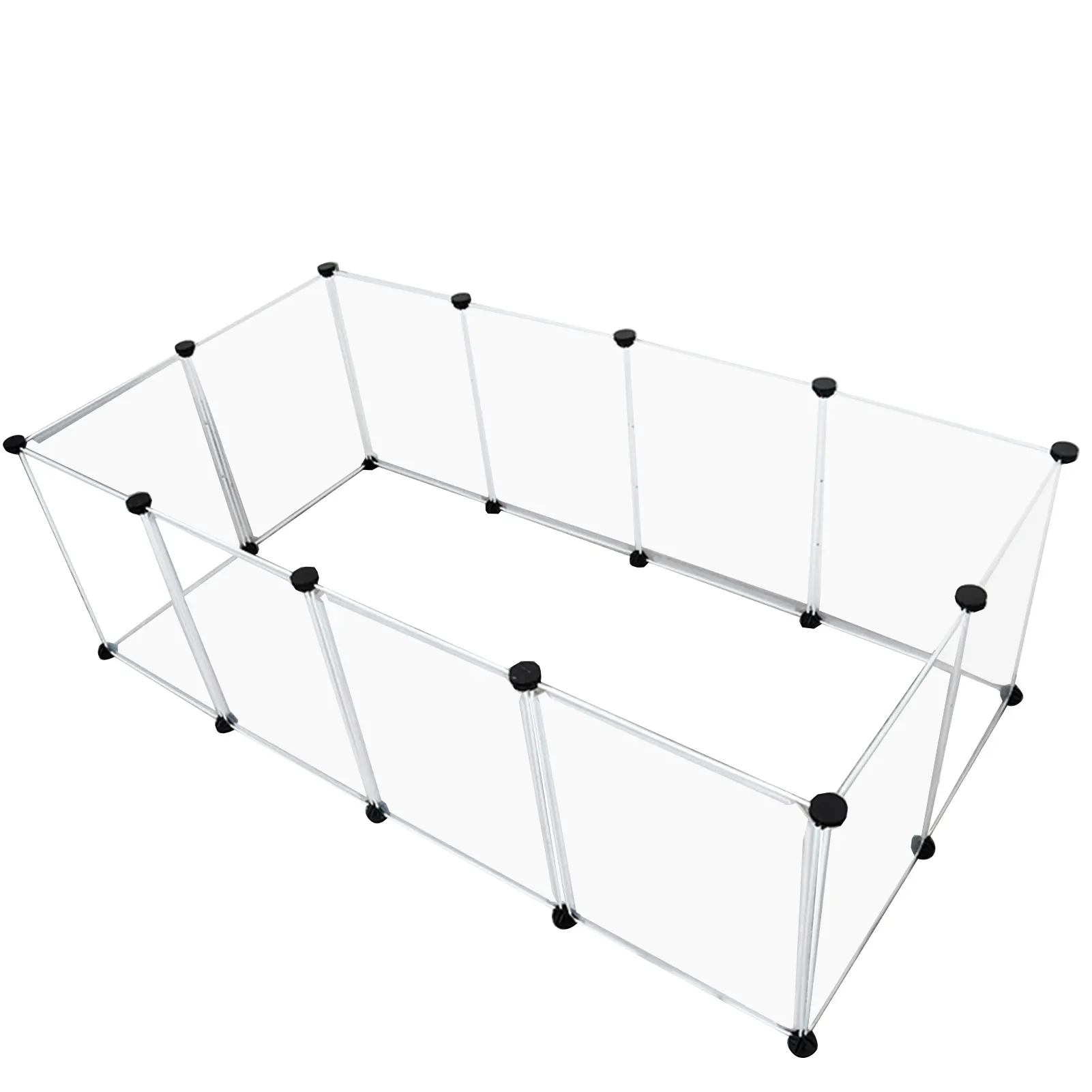 Parque infantil para mascotas, bolígrafo de ejercicio para perros, valla portátil grande para perros, 12 paneles para perros pequeños, gatos, mascotas, adecuado para peso inferior a 10kg