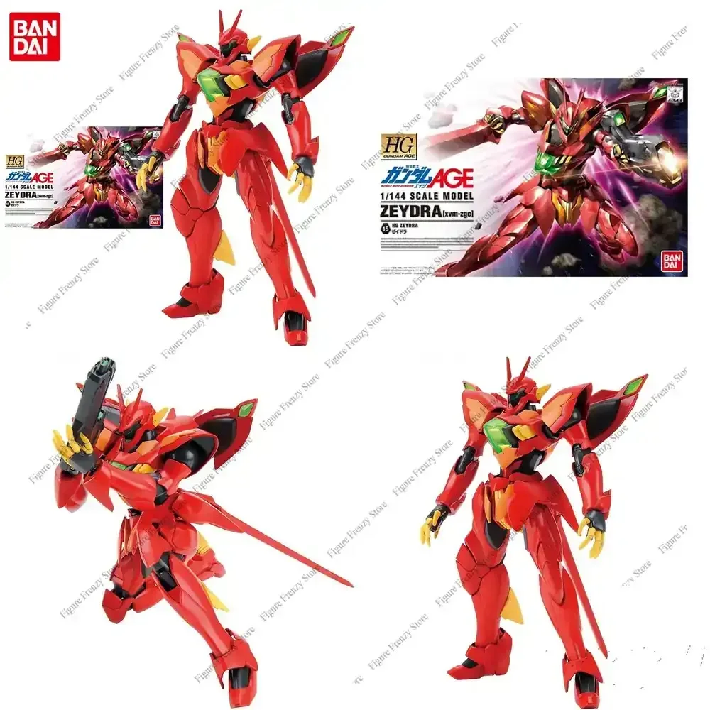 

Special Offer Bandai Gundam Model Kit Anime Figure HG AGE-15 Zeydra XVM-ZGC Zeydra Genuine Gunpla Model Action Toy Figure for