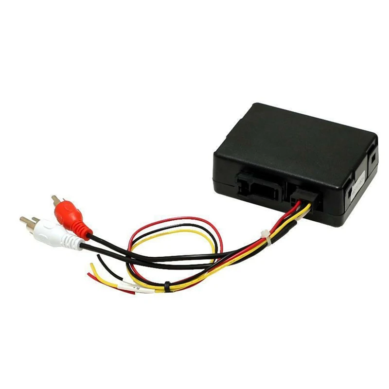 Car RCA Audio AUX-Input To MOST Optic Fiber Amplifier Decoder Converter For -BMW X1 1/3/5 Series E90 E91 E87 E70