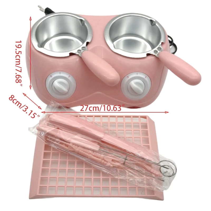 Socola Nóng Chảy Nồi Điện Máy Fondue Chocolate Tan Nồi Melter Máy DIY Dụng Cụ Nhà Bếp Xà Phòng Handmade