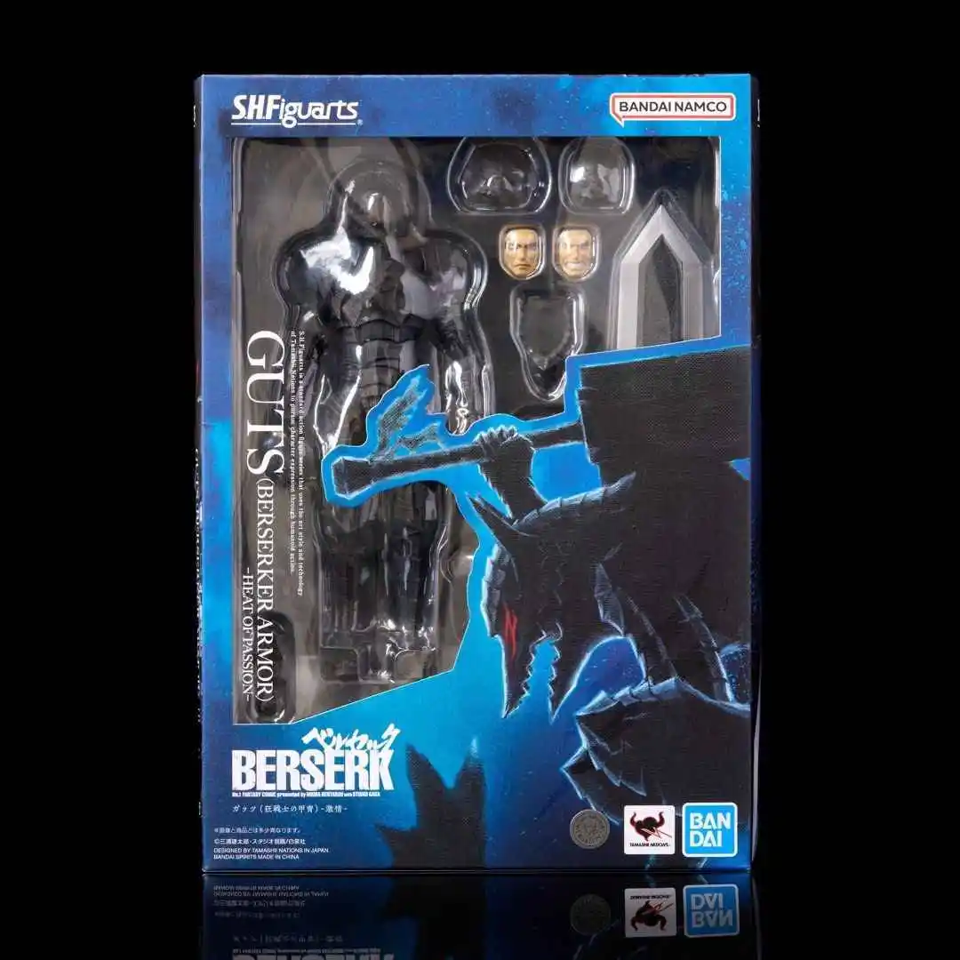 100% Original Bandai Sh Figuarts Shf Guts Berserker Armor Heat of Passion Anime Figure Model Toy