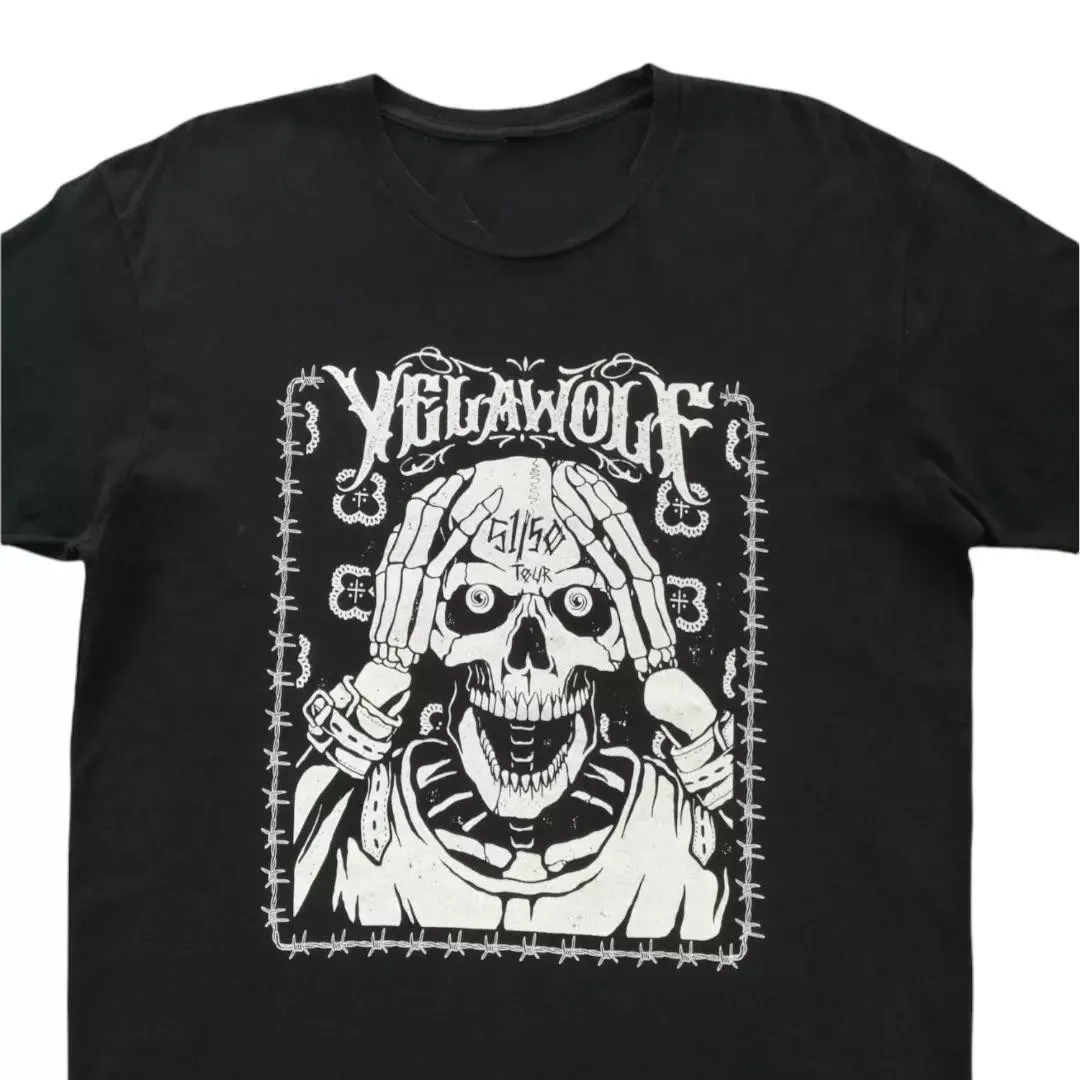 Image of Yelawolf Rapper S-2345XL Tour Geschenk Fans Schwarzes Unisex T-Shirt
