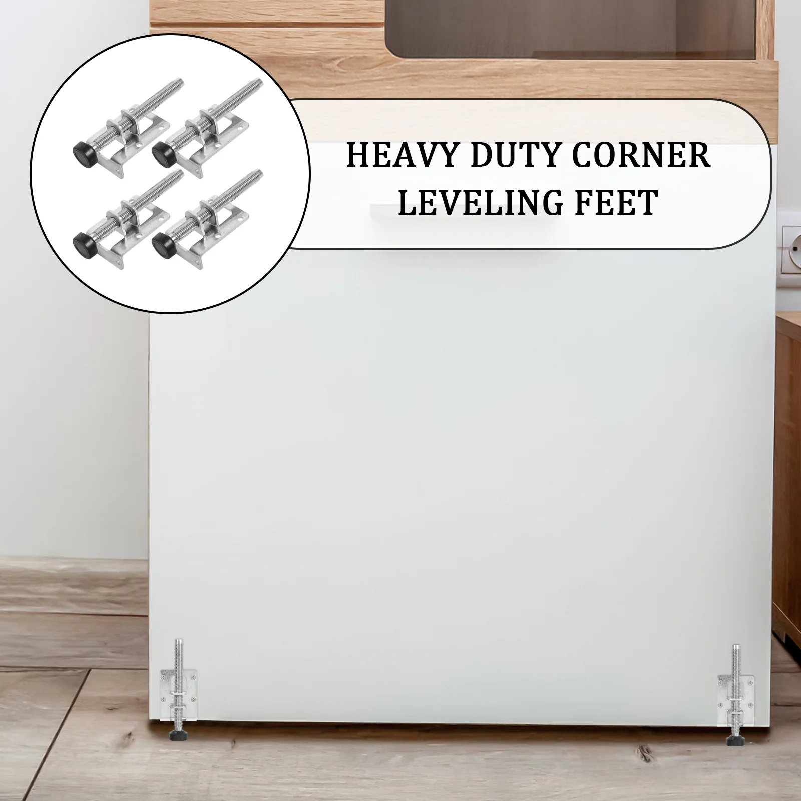 불균형 테이블, 캐비닛, 작업대, 옷장용 내구성 있는 가구 높이 조절기 4개