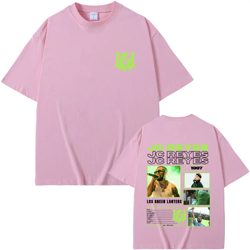 Rapper Jc Reyes Los Green Lanters 2025 T Shirts Men Women Fashion Hip Hop T-shirts Men's Casual Oversized Short Sleeve T-shirt