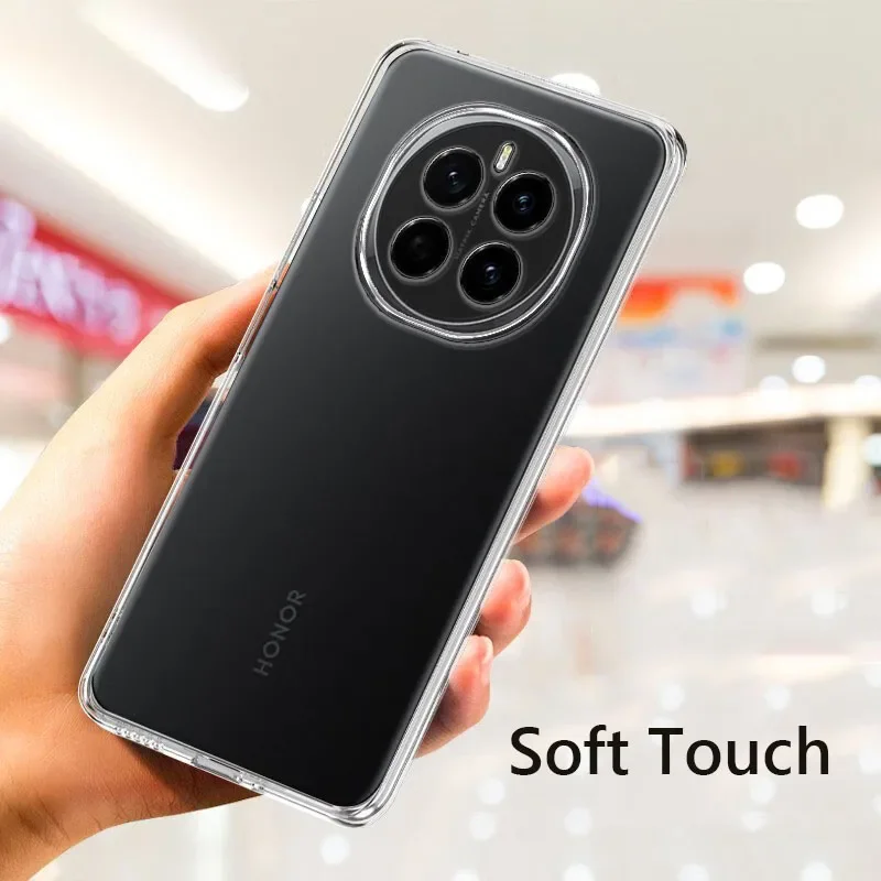 For Honor Magic7 Simple Slim Soft TPU Clear Transparent Phone Case  For Honor Magic7 Pro Magic 7 Pro 5G Cover Fundas Capa