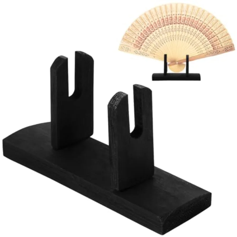 

Garneck Japanese Fan Holder Stand Hand Fan Display Holder Rack Hand Held Fan Storage Holder Display Stand