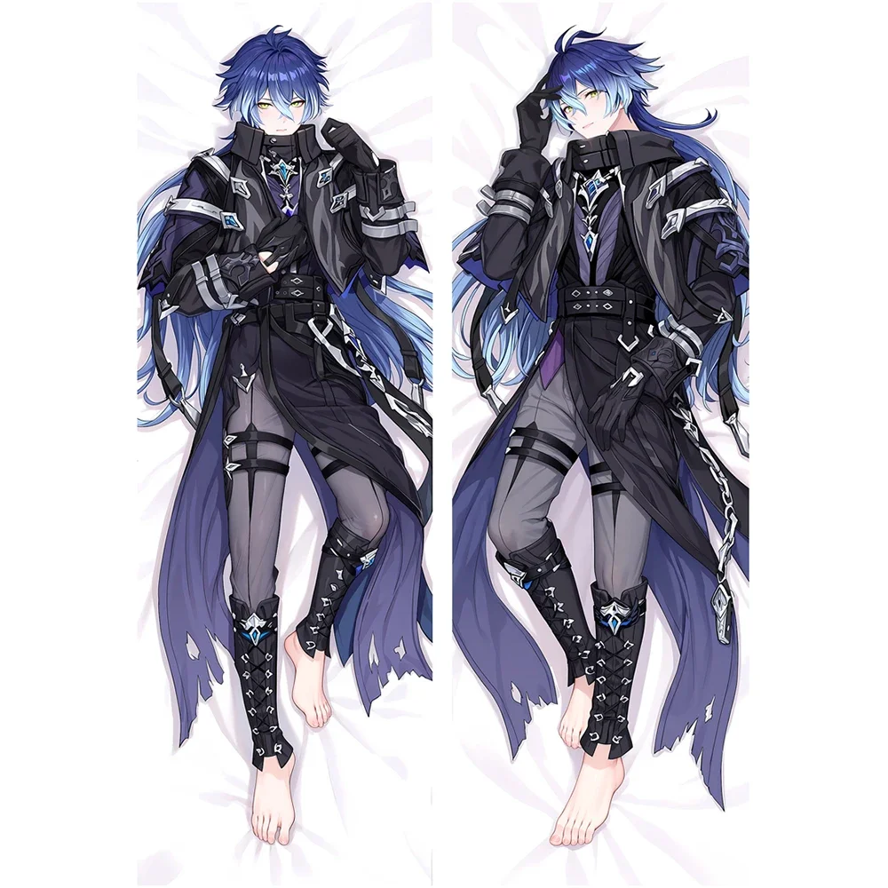 Game Genshin Impact Kyryll Chudomirovich Flins Dakimakura Cover Hugging Body Anime Peachskin Pillowcase Otaku Cushion Cover