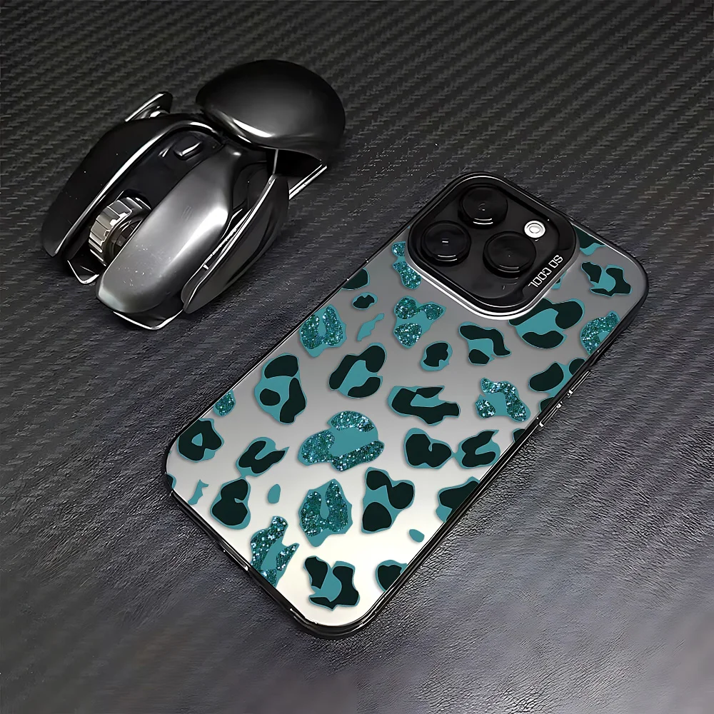 Shiny colorful leopard print Phone Case for Xiaomi Redmi Note 8 9 9S 10 11 12 13 14 15 Pro Plus 4G 5G Anti Fall Matte Back Cover - view 6