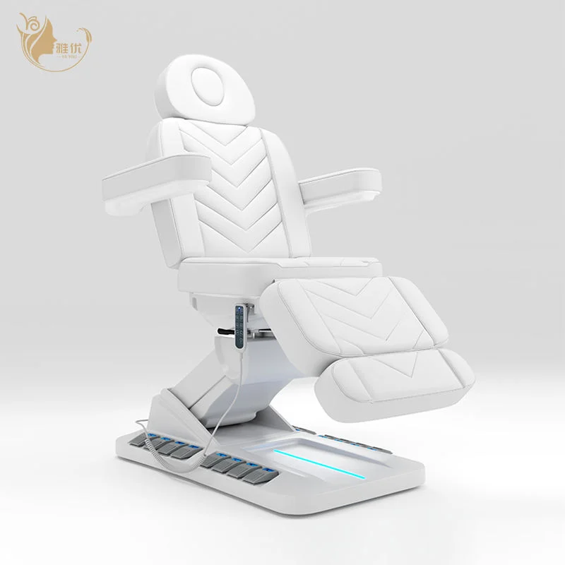 Modern Electric Massage Bed Spa White Massage Tables Beds Equipment Japanese Head Spa Bed For Barber Shop