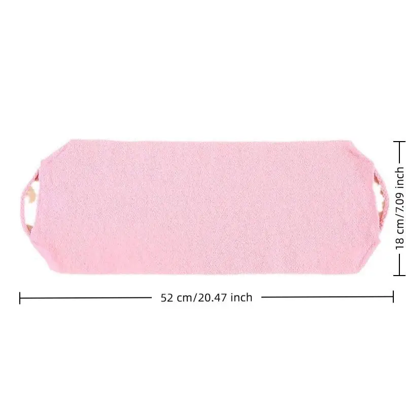 2pcs 2-Sided Shower Body Scrub Back Scrubber Skin Smoother Beauty Skin Bath Wash African Net Bath Body Exfoliating Long Net view 6