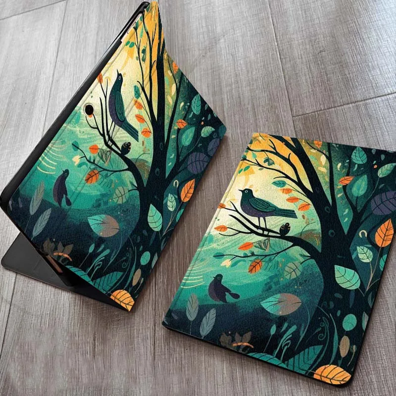 

Cartoon Forest Tree Pattern Case For OPPO Realme Pad Air X 10.36 11 Inch Tablet